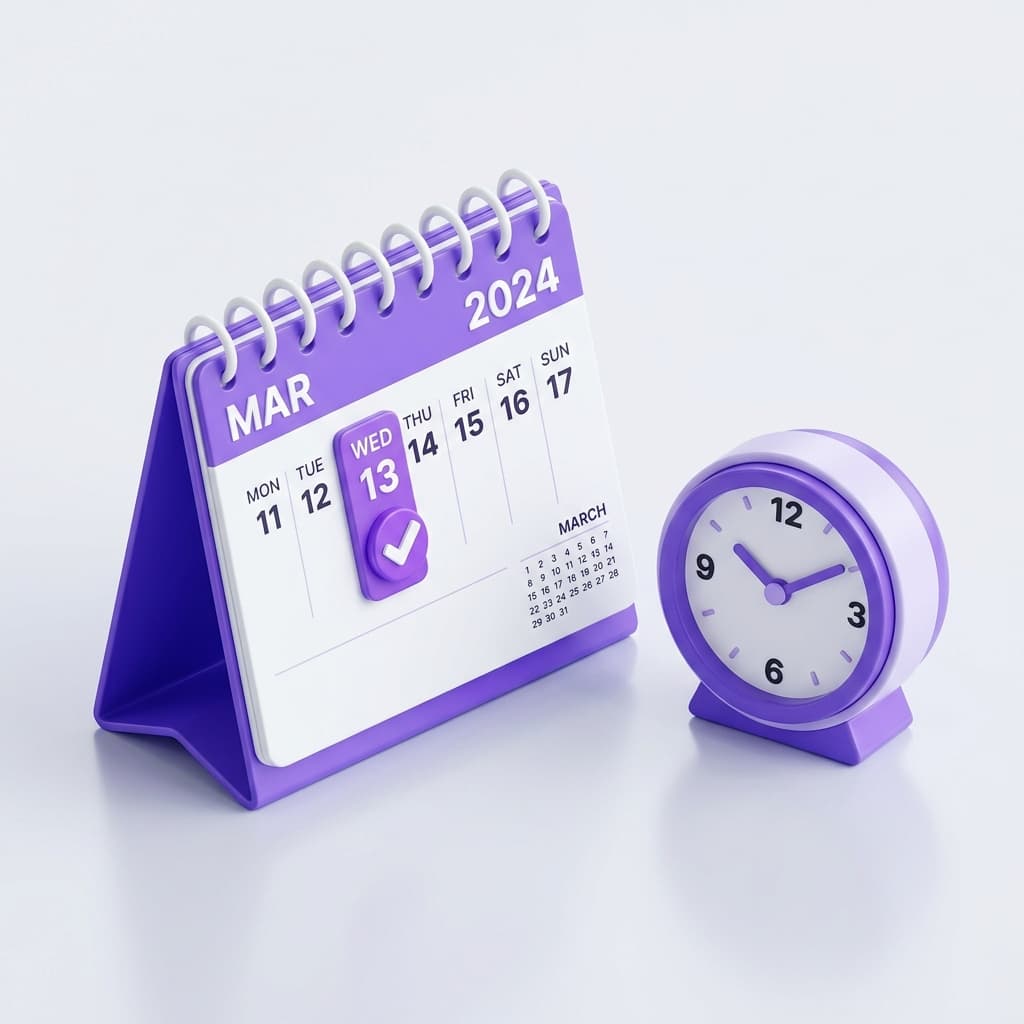 3D Calendar Icon